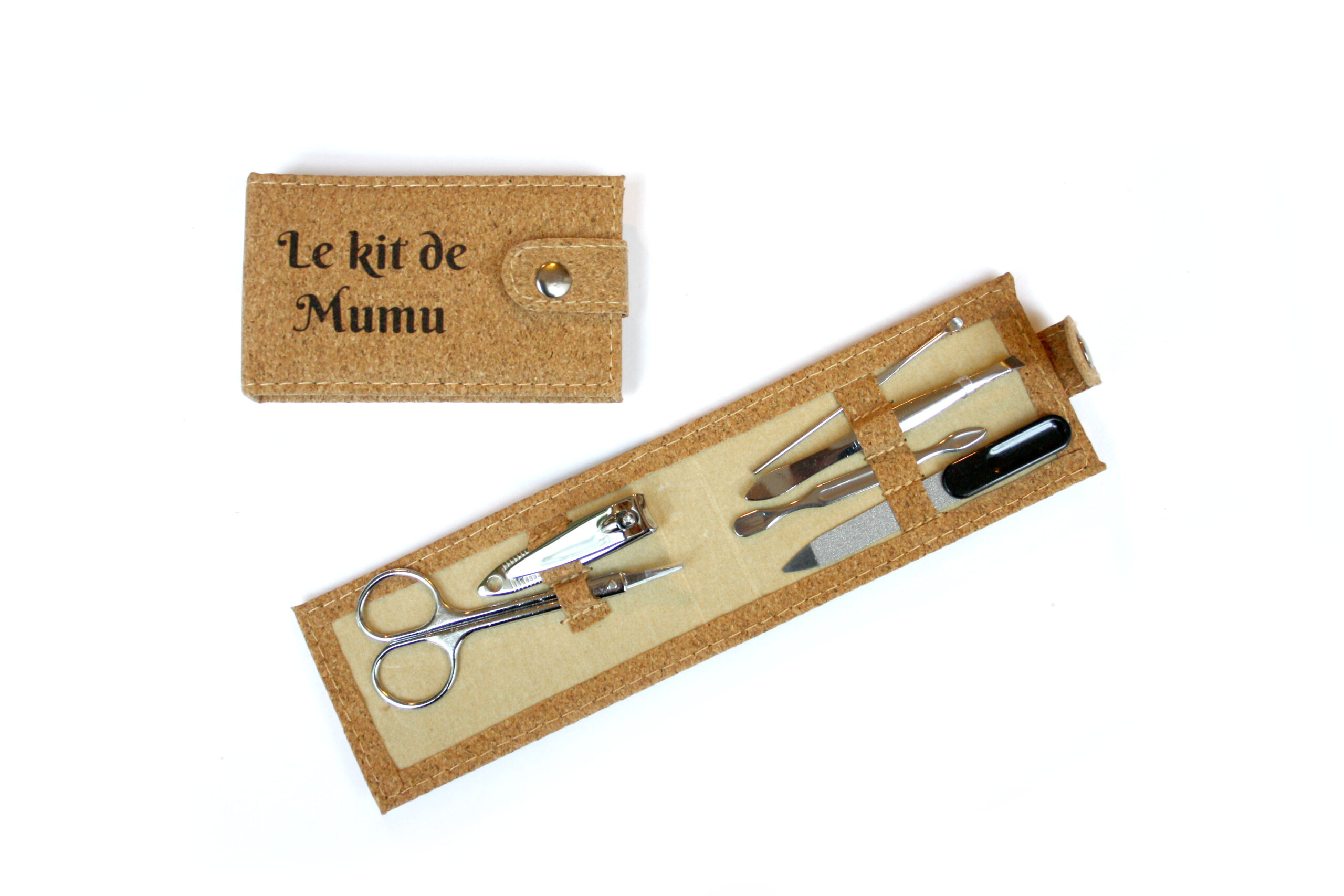 Set de manucure personnalisé avec étui en liège – Image 3
