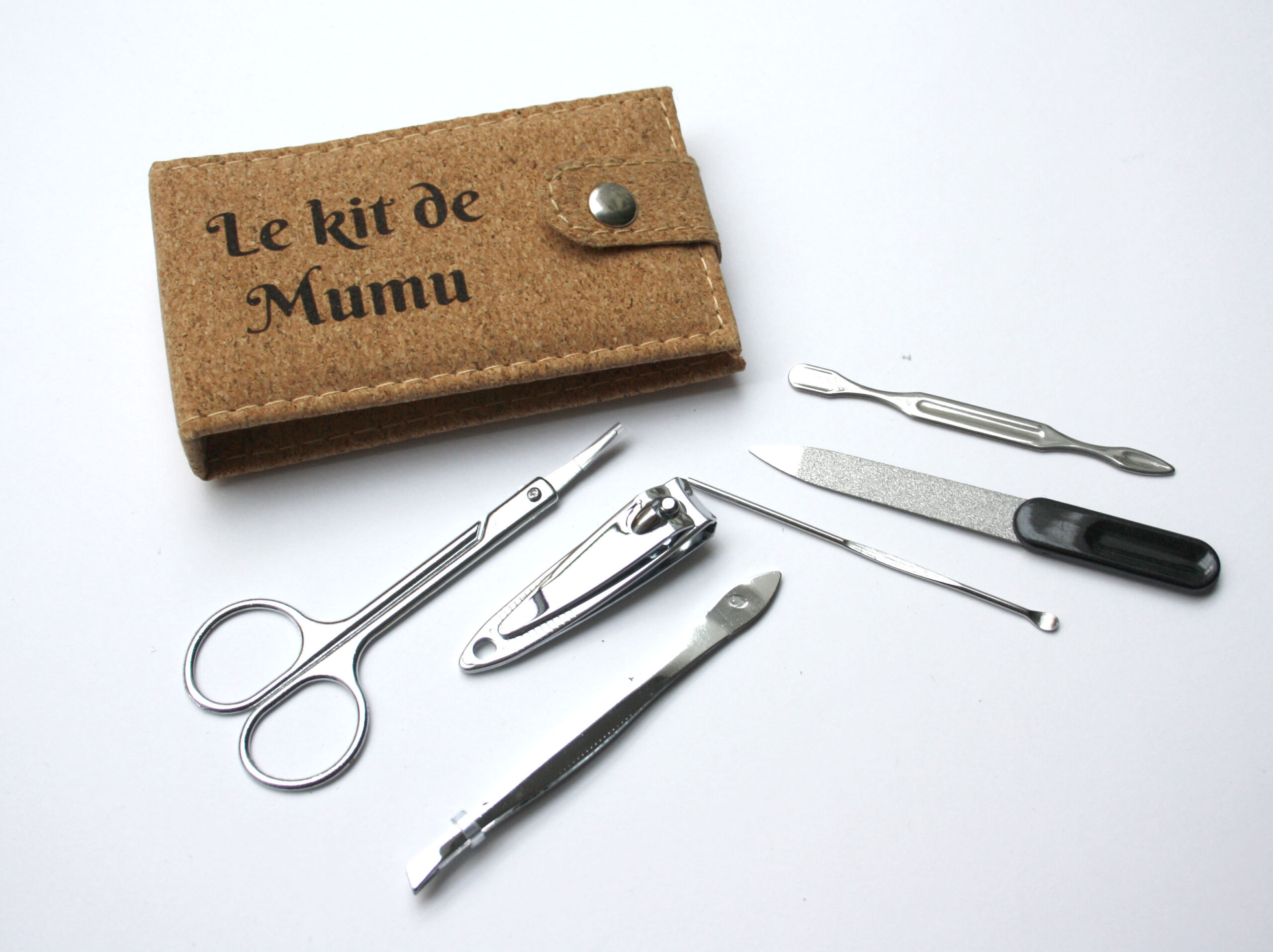 Set de manucure personnalisé avec étui en liège – Image 5