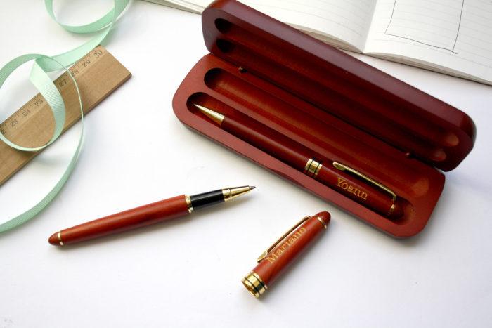 parure stylos personnalisés