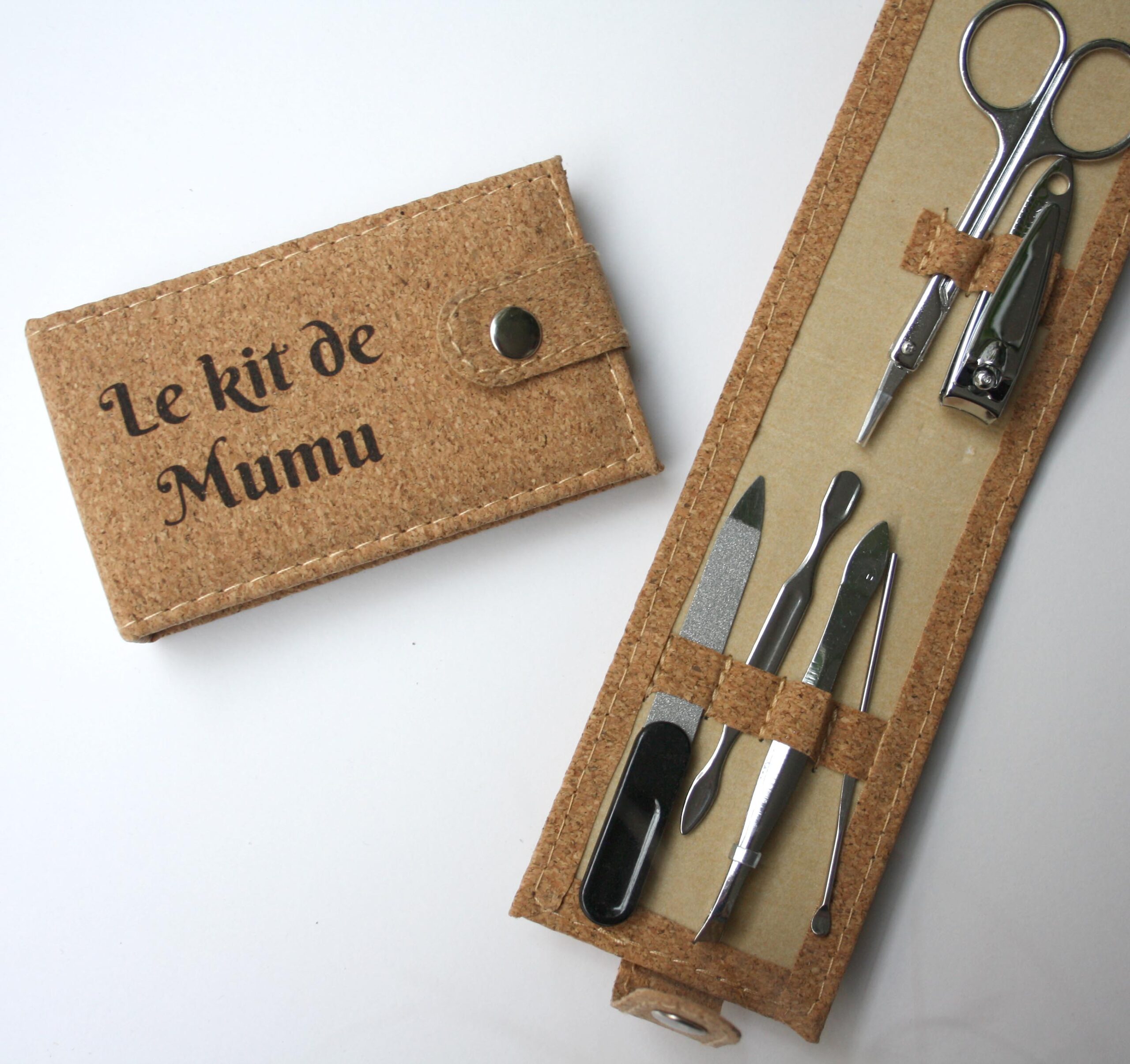 Set de manucure personnalisé avec étui en liège – Image 7