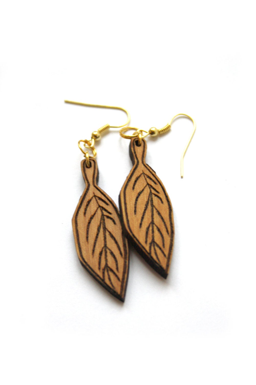 Boucles D'oreilles Feuilles D'olivier - Style Boho Minimaliste En Or/argent - Boucles Rampantes élégantes Pour Toutes Occasions