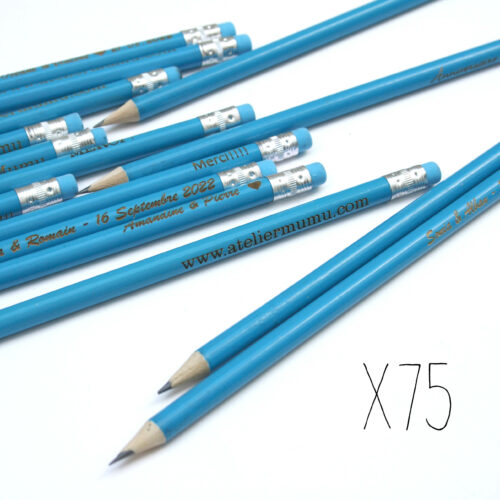 crayons bleu